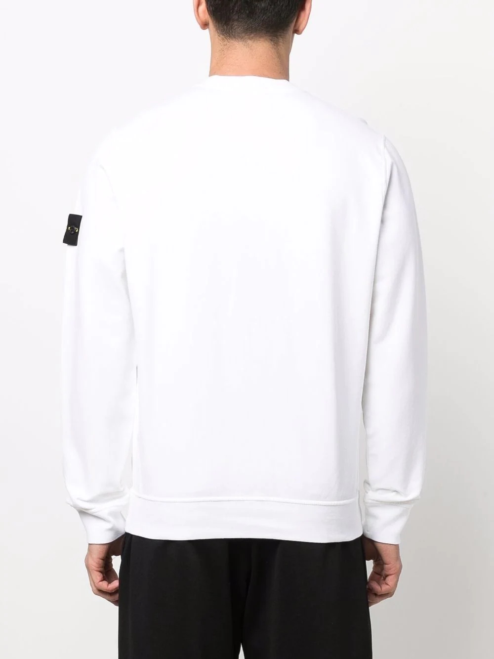 Compass badge crew-neck sweatshirt - 4