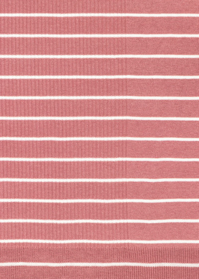 Paul Smith Dusky Pink Stripe Knitted Top outlook