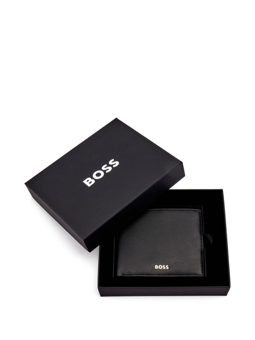 logo-print leather wallet - 6