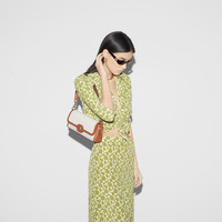 【関税&送料込】Gucci Crepe De Chine Short Skirt GUCCI Floral print silk crêpe de chine skirt | REVERSIBLE