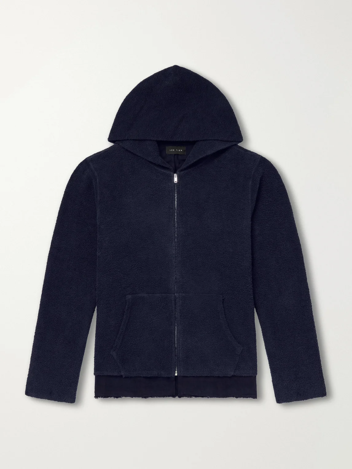 Cotton-Fleece Zip-Up Hoodie - 1