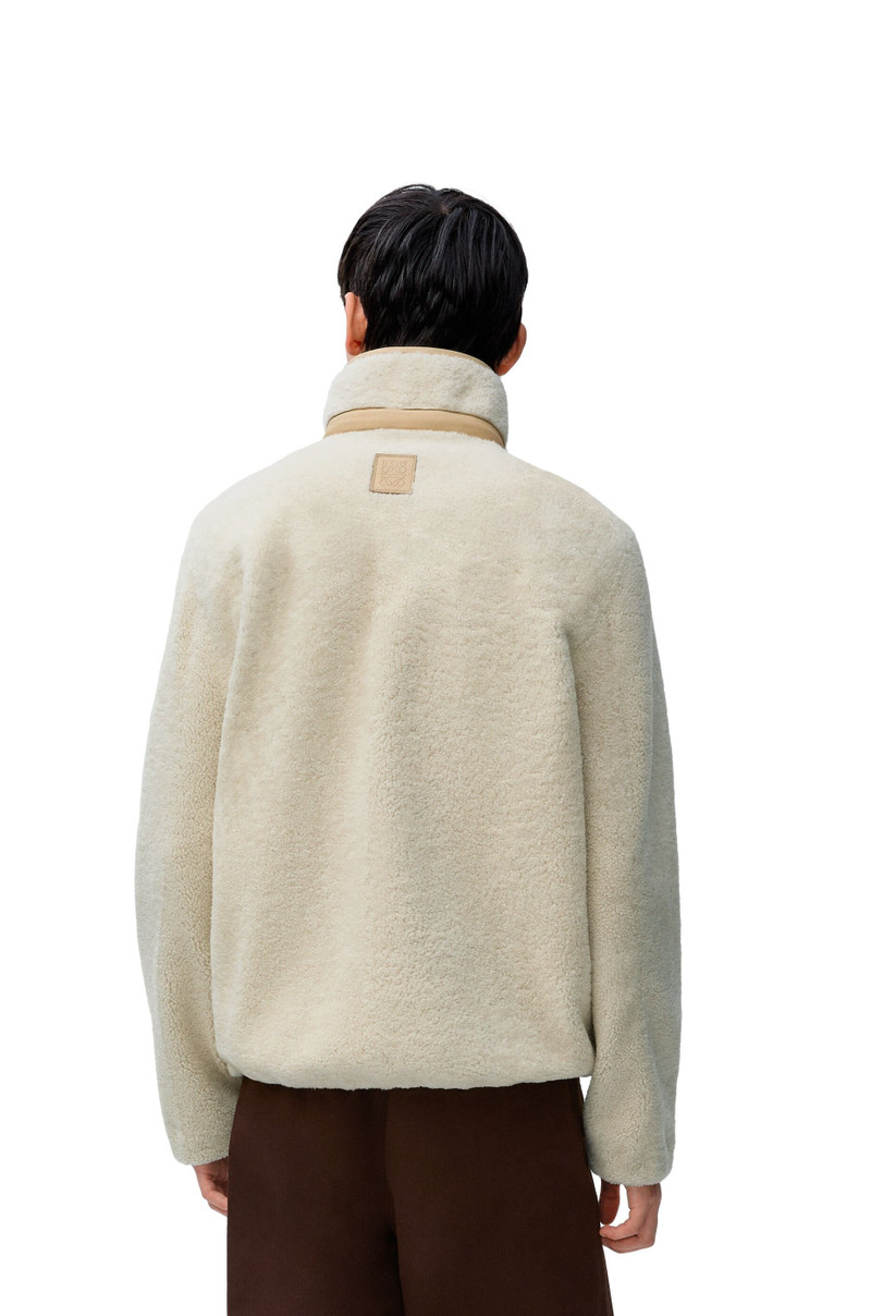 Anorak in shearling 4