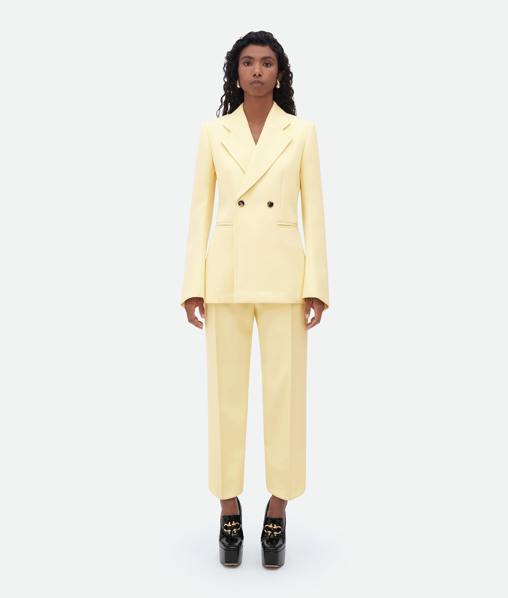【関税＆送料込み】Bottega Veneta Blazers BOTTEGA VENETA Double-breasted wool blazer | NET-A-PORTER