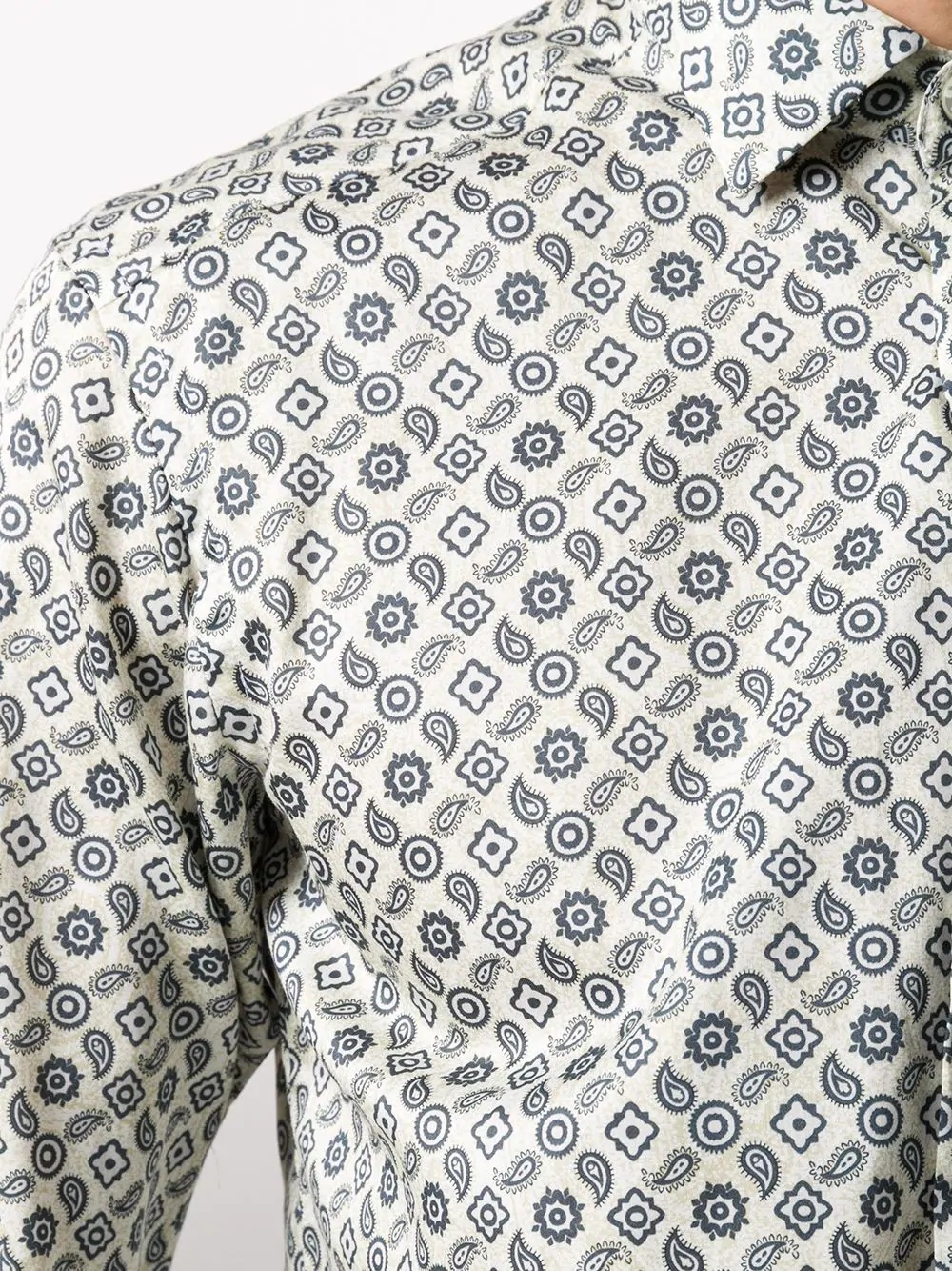 paisley-print shirt - 5