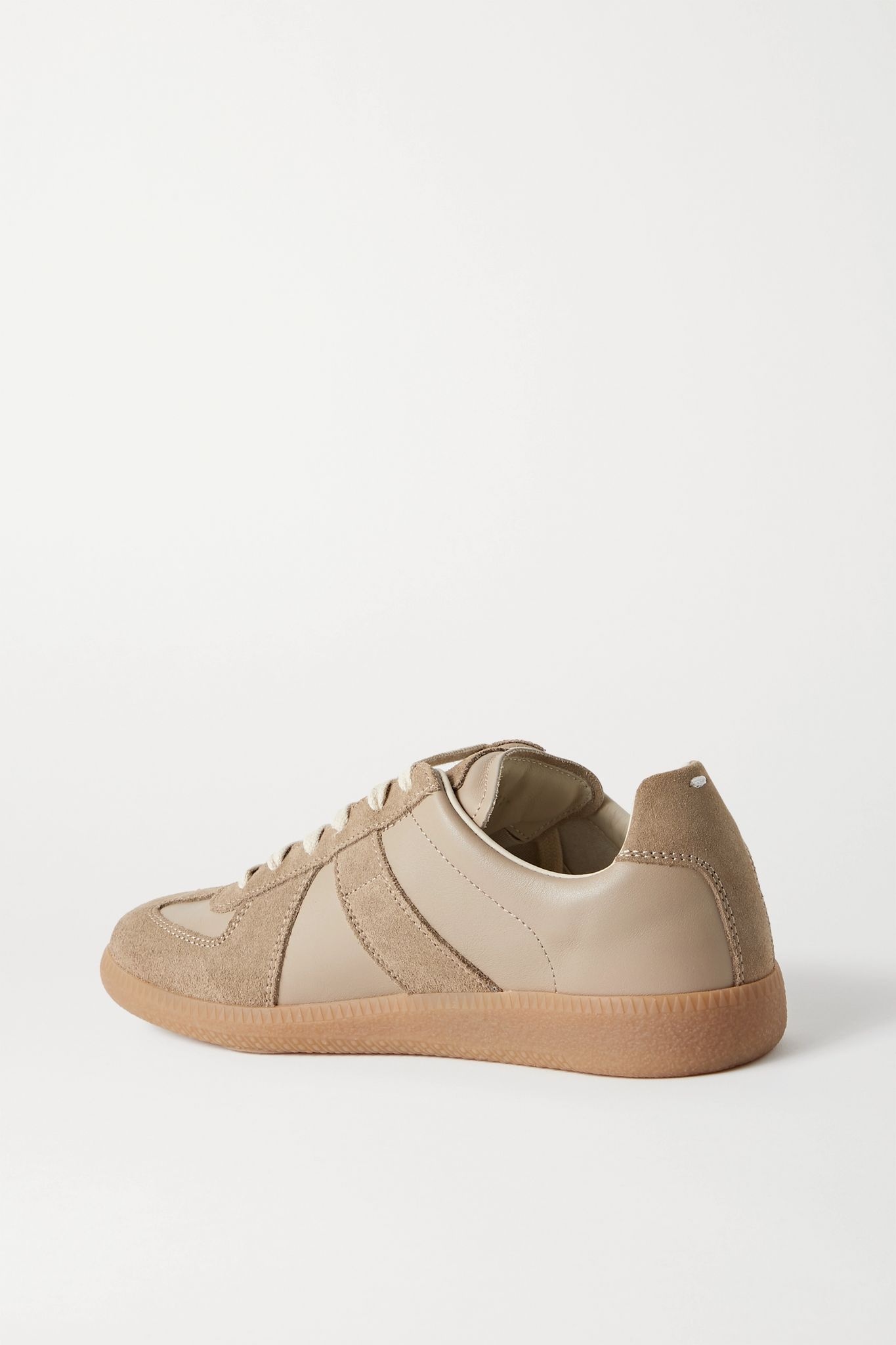 Replica leather and suede sneakers - 3