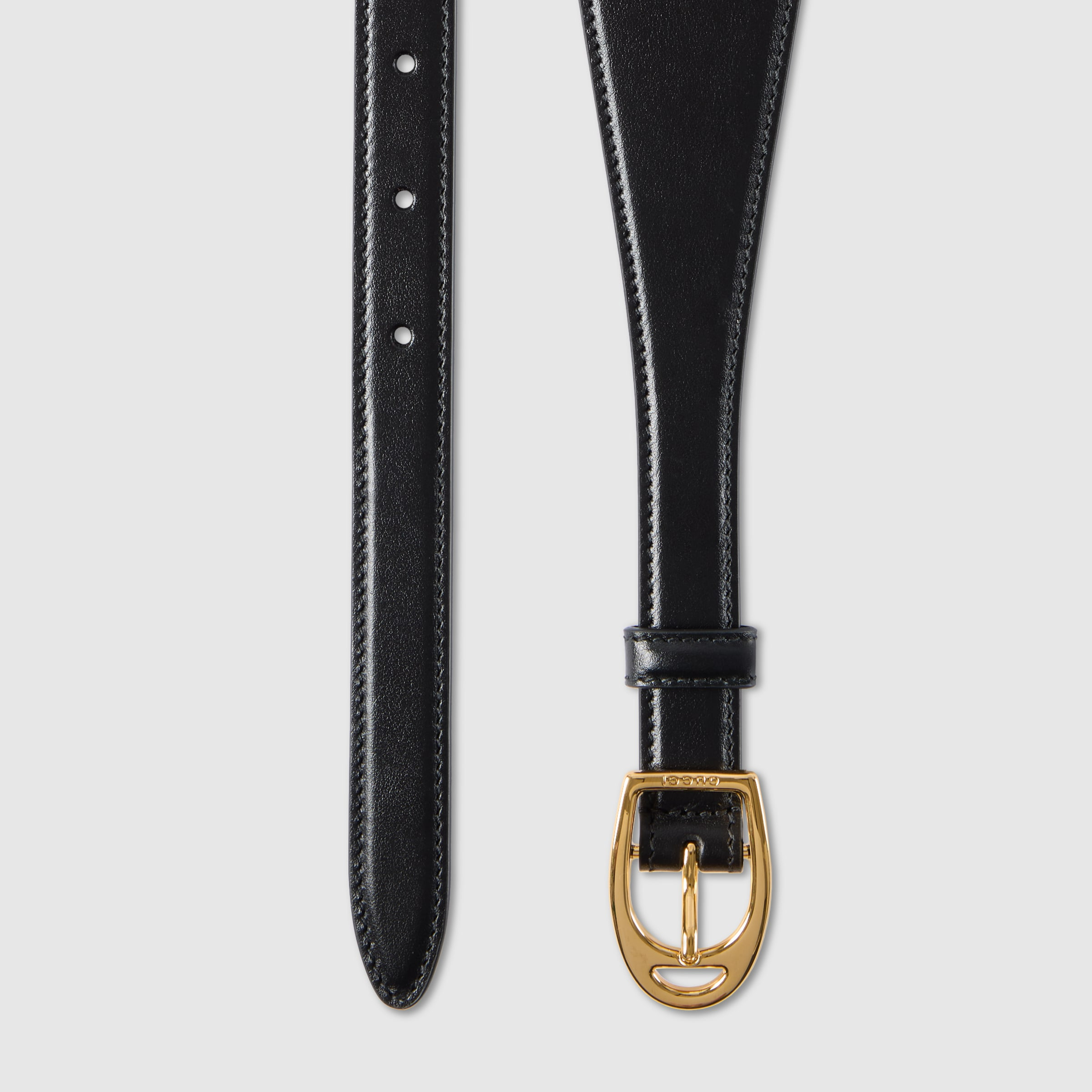 Wide belt with oversized Horsebit - 2