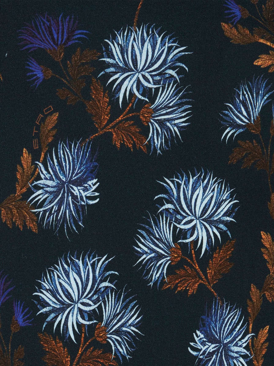 T-SHIRT WITH DAHLIAS ALL-OVER - 6