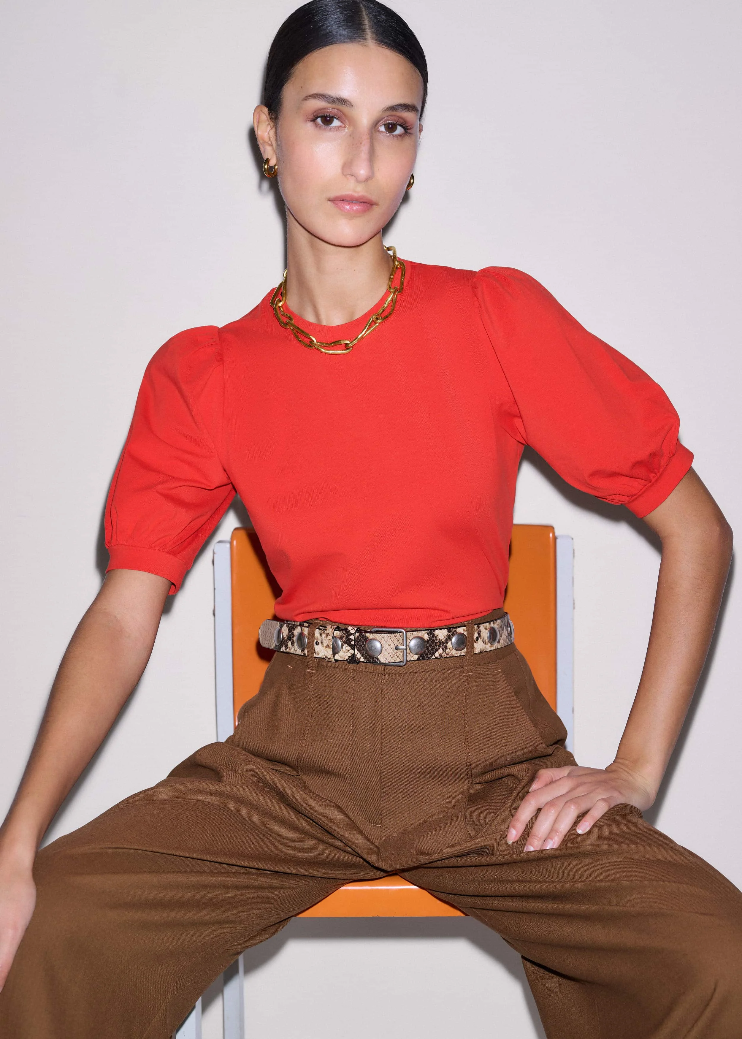 Feminine Sleeve Tee - 1