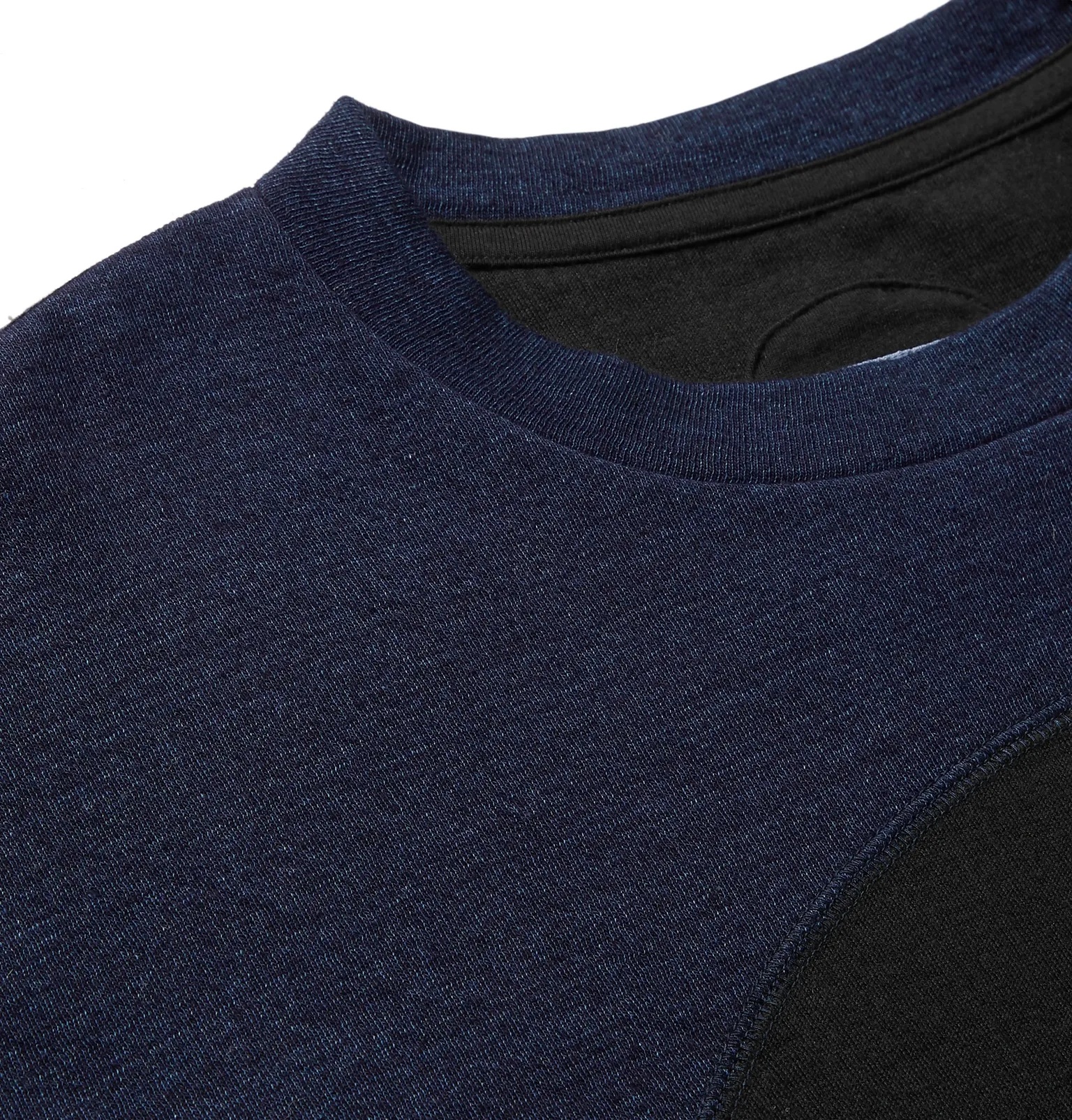 Indigo-Dyed Cotton-Jersey Sweatshirt - 5