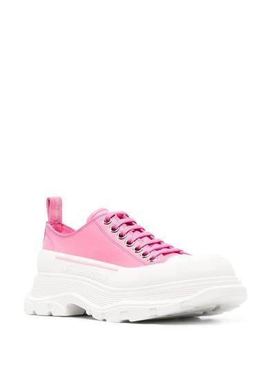 Alexander McQueen chunky platform lace-up sneakers outlook