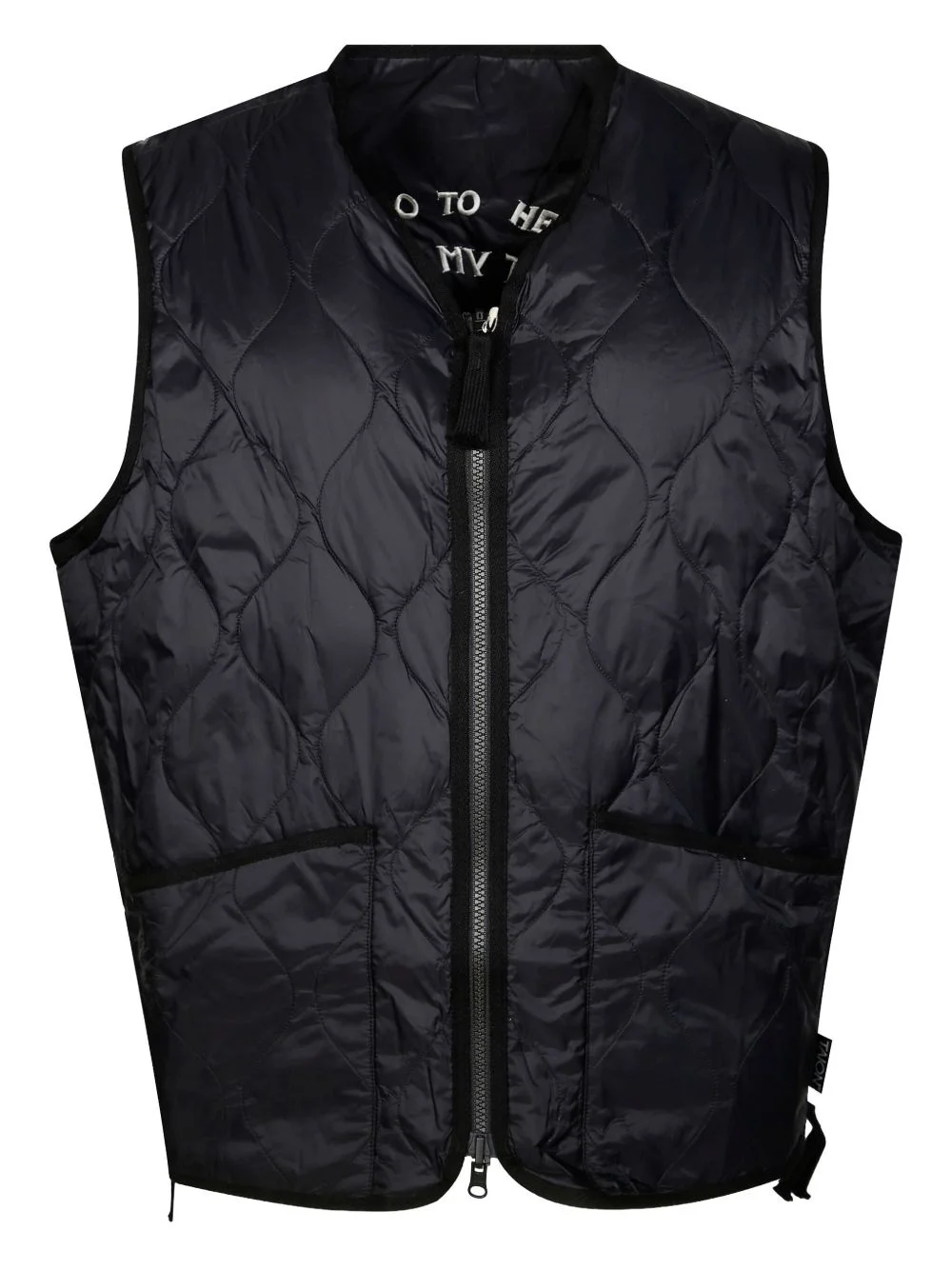 quilted reversible gilet - 1