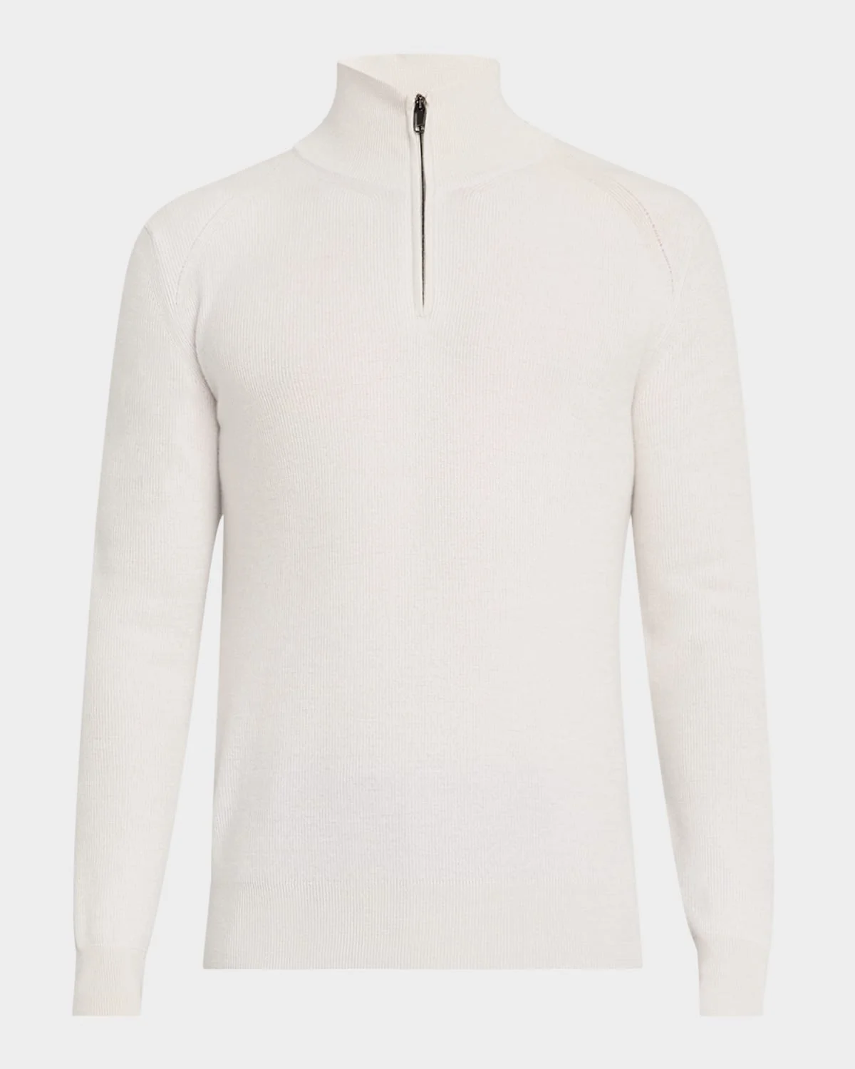 Men's Cashmere Quarter-Zip Sweater - 1