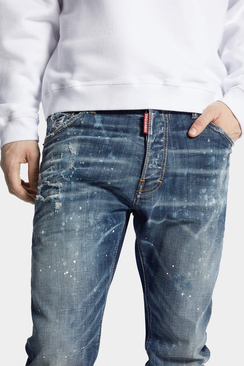 MEDIUM GALAXY WASH COOL GUY JEANS - 5
