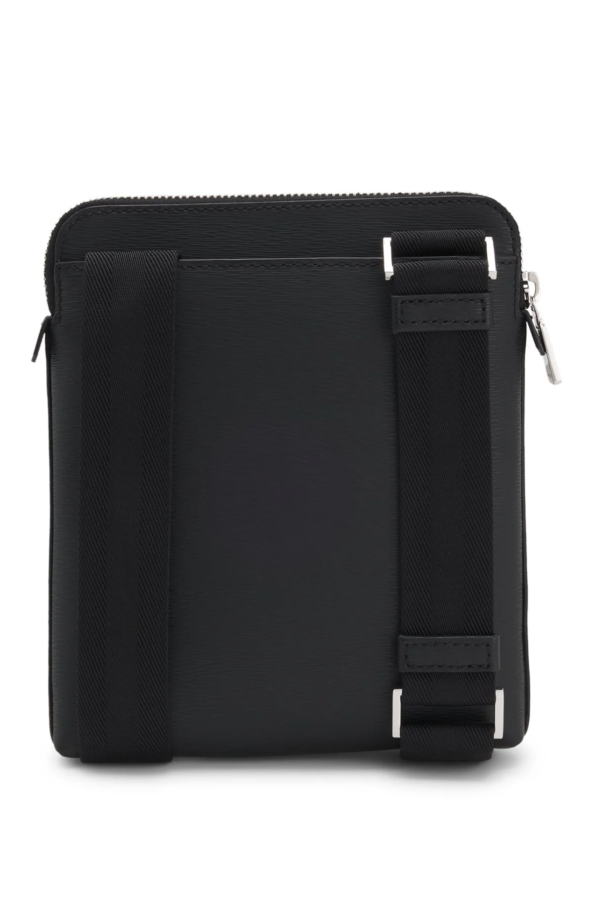 LEATHER ENVELOPE BAG WITH EMBOSSED LOGO - 1