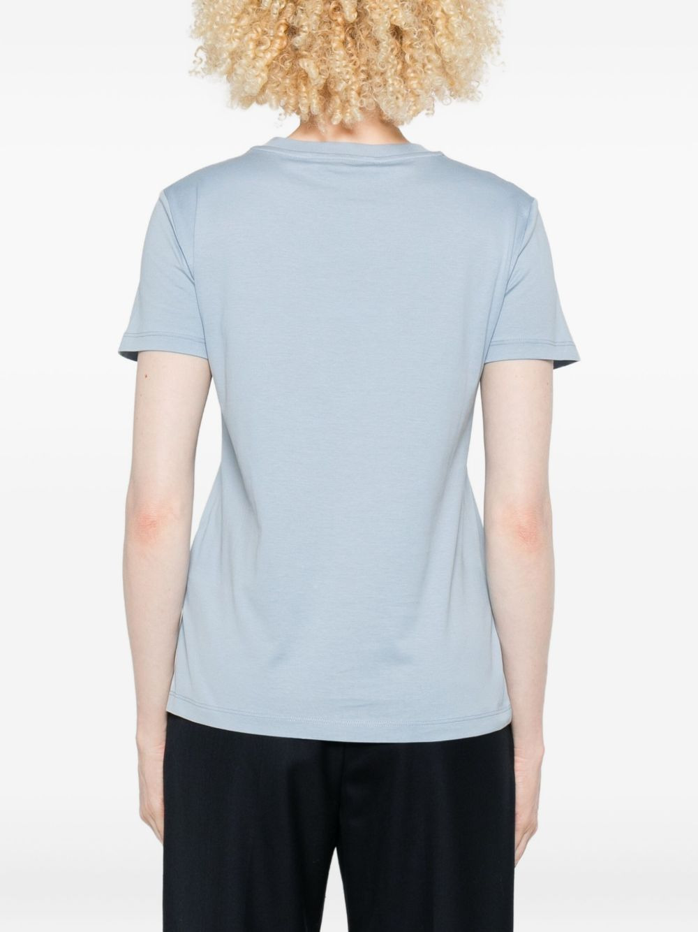 Max Mara Women Cotton T-Shirt With Logo - 2