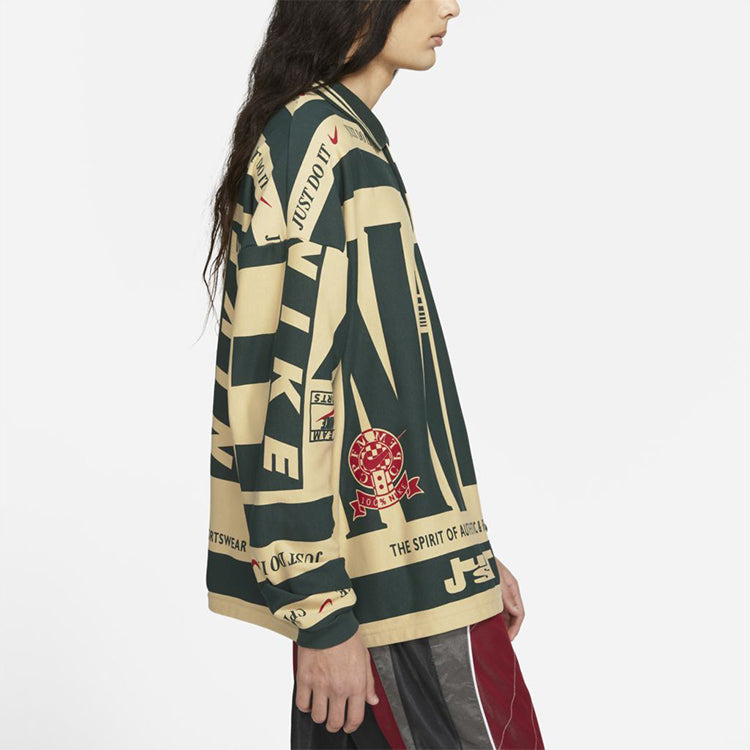 Nike x Cactus Plant Flea Market Long-Sleeve Polo 'Natural' CZ1195-397 - 6