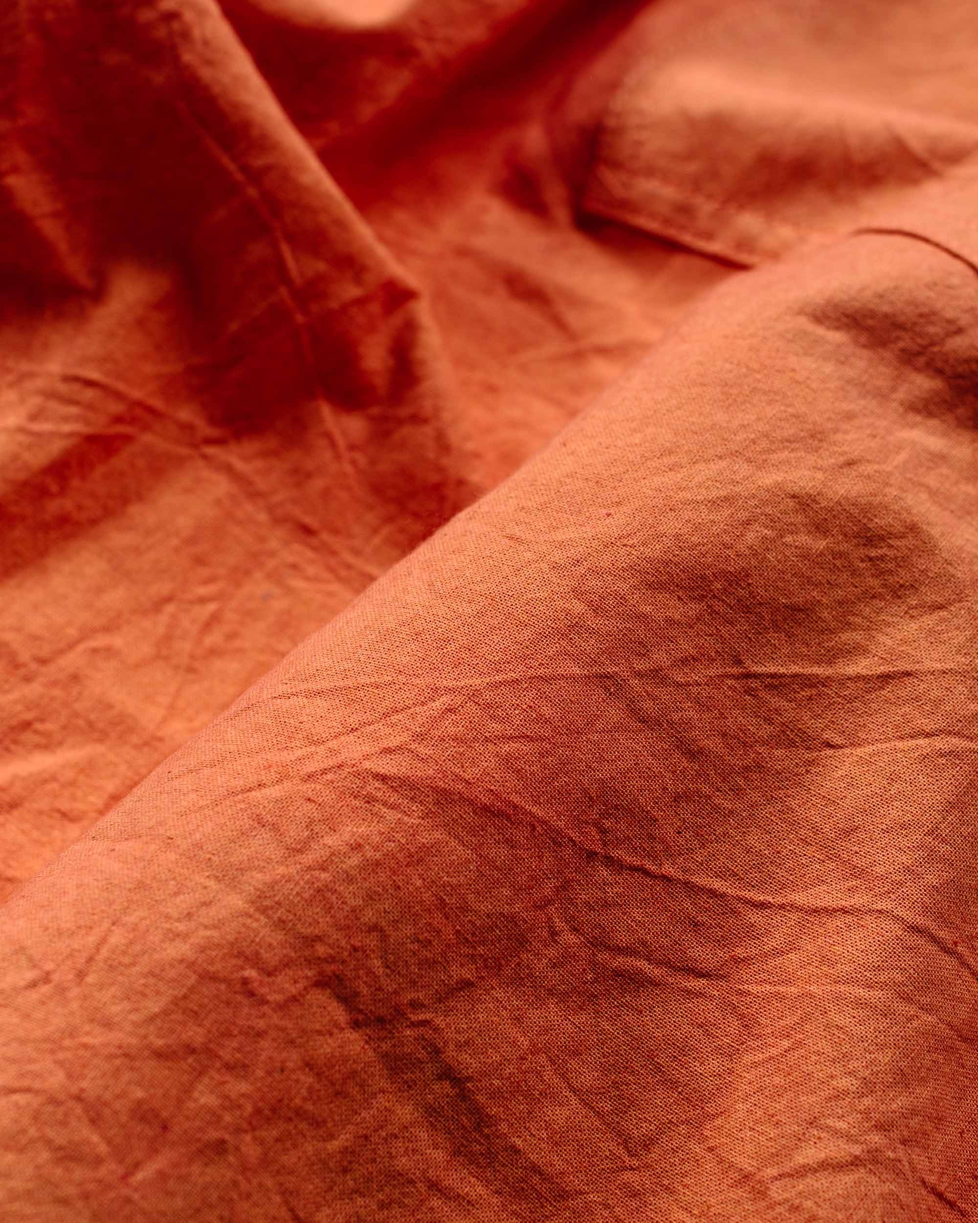 Fatigue Short Rust Cotton Sheeting - 5