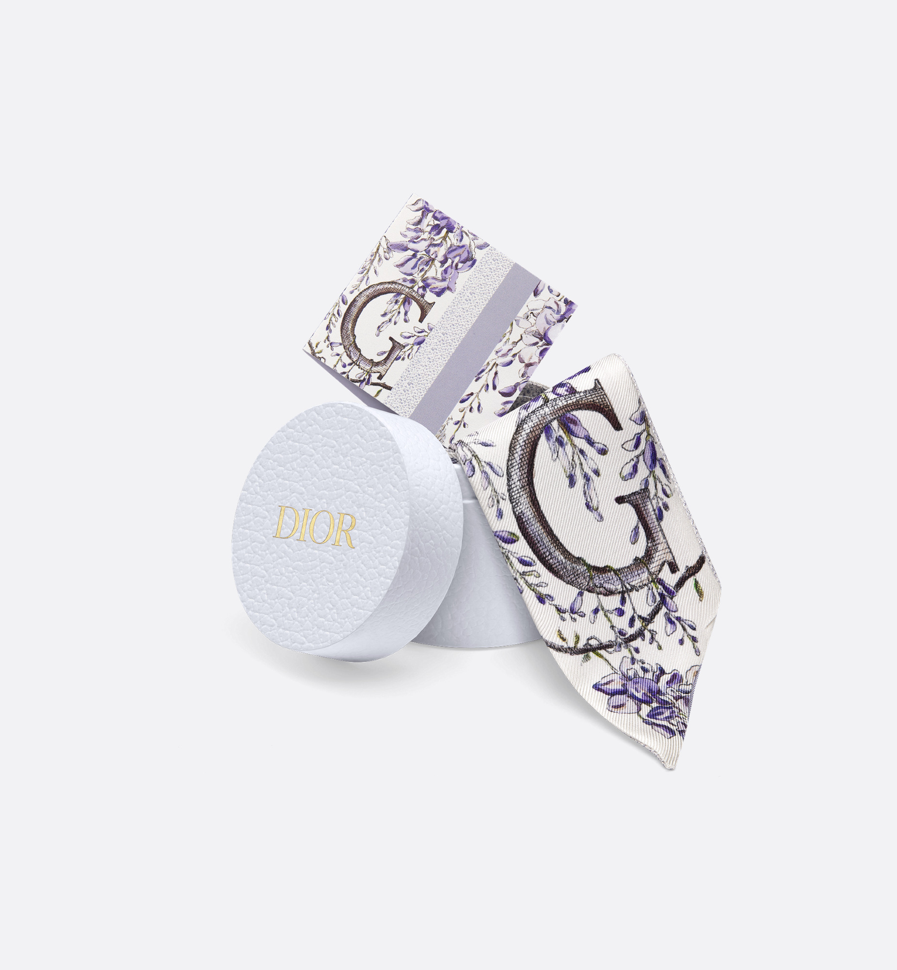 ABCDior G Glycine - Grâce du Printemps Mitzah Scarf - 4
