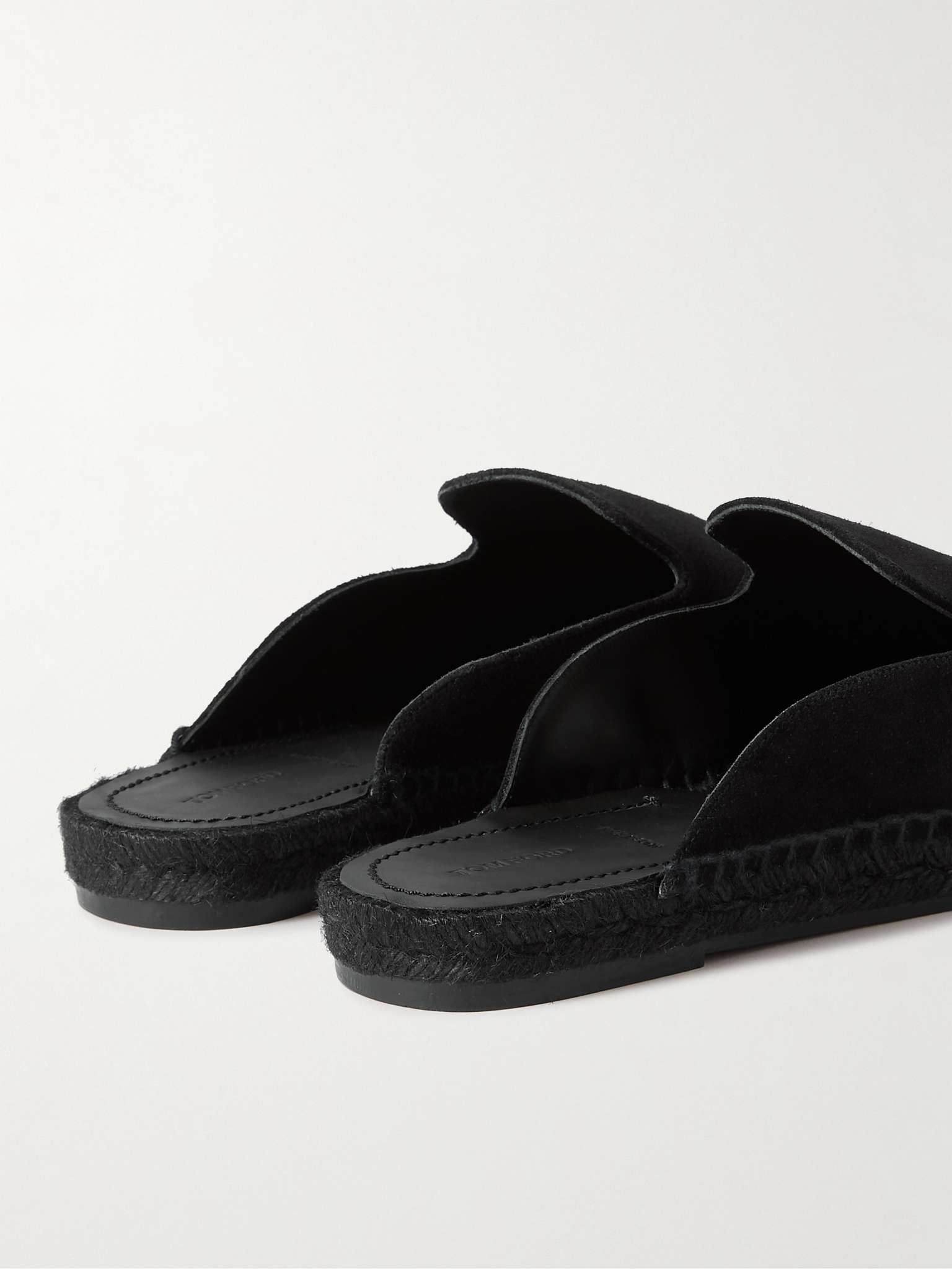 Barnes Suede Backless Espadrilles - 5