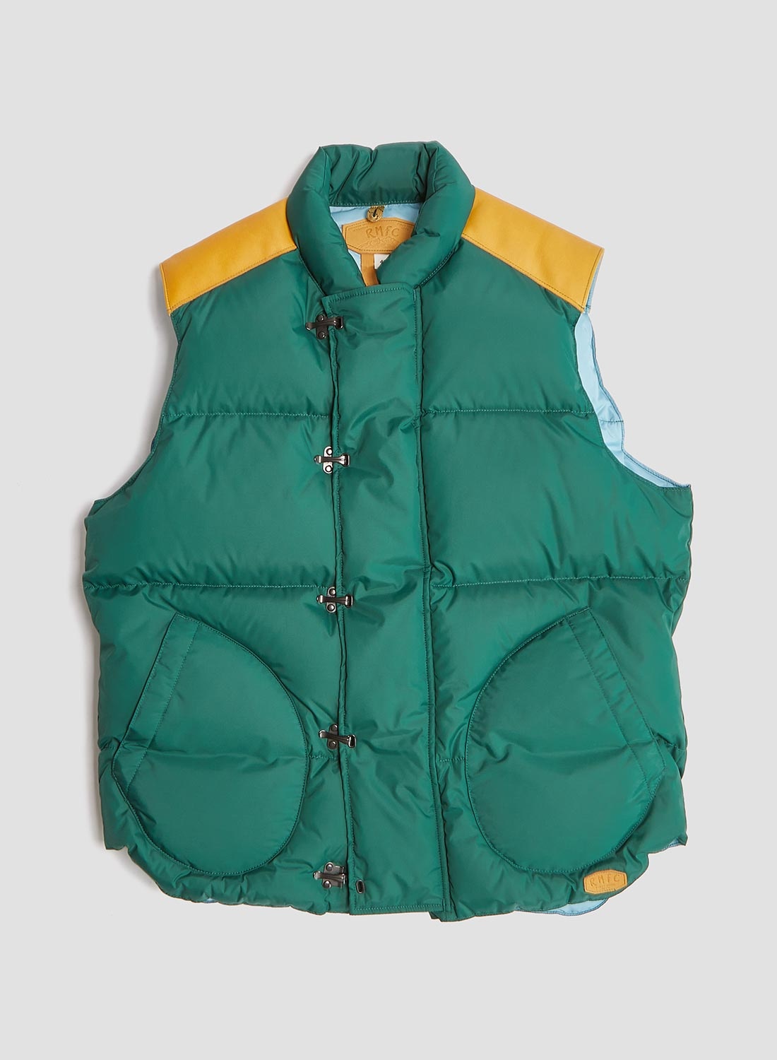 Rocky Mountain Featherbed x Nigel Cabourn Down Vest Clip in Green - 1