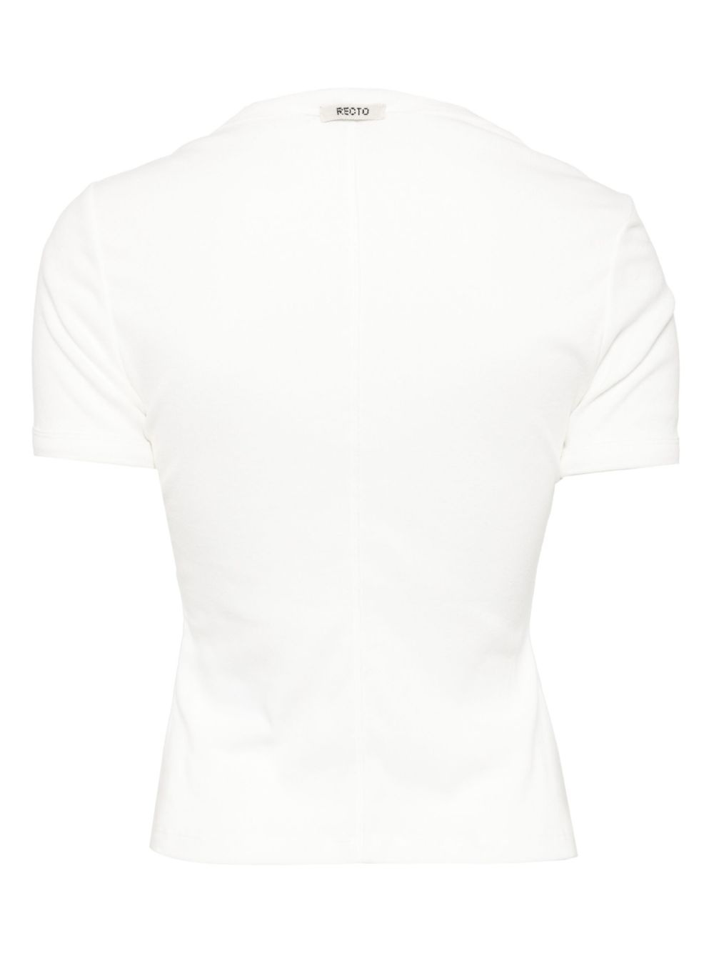 sheer jersey T-shirt - 2