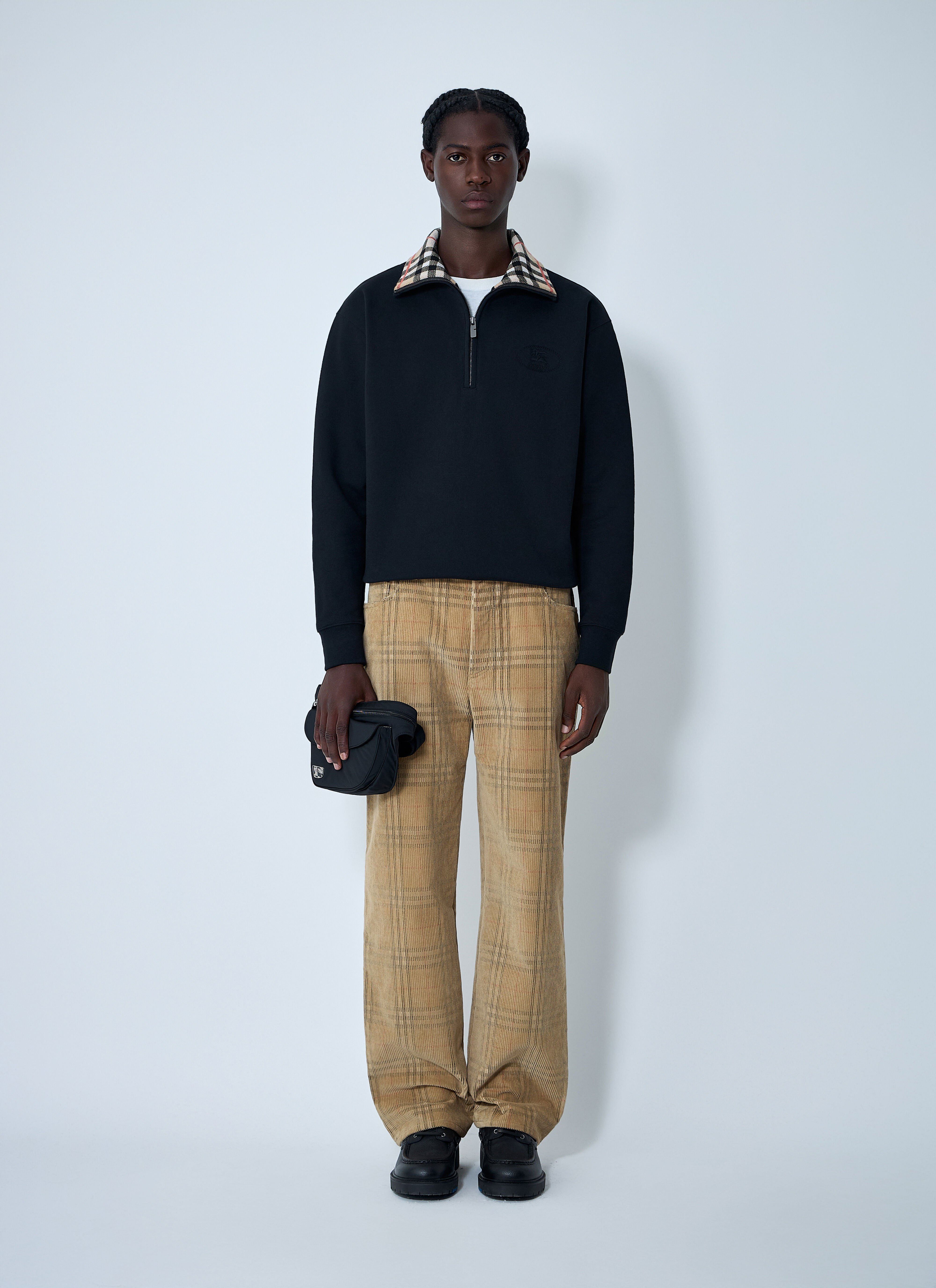 Cotton Check Pants - 2