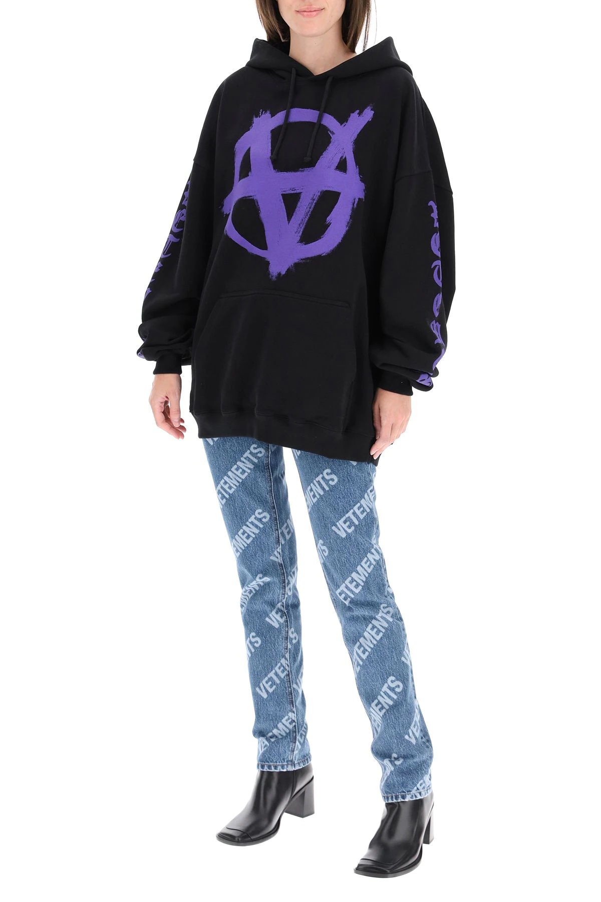 ANARCHY GOTHIC LOGO HOODIE - 2