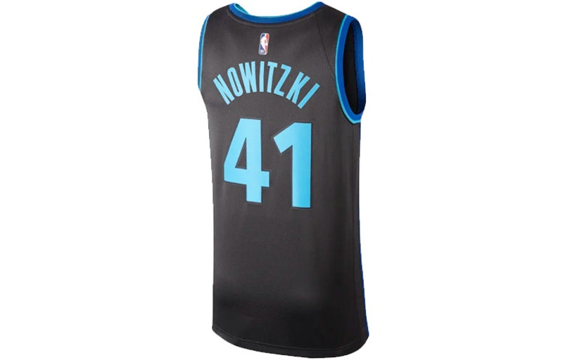 Nike Nike NBA Dirk Nowitzki City Edition Swingman - Dallas Mavericks Black AJ4604-060 outlook