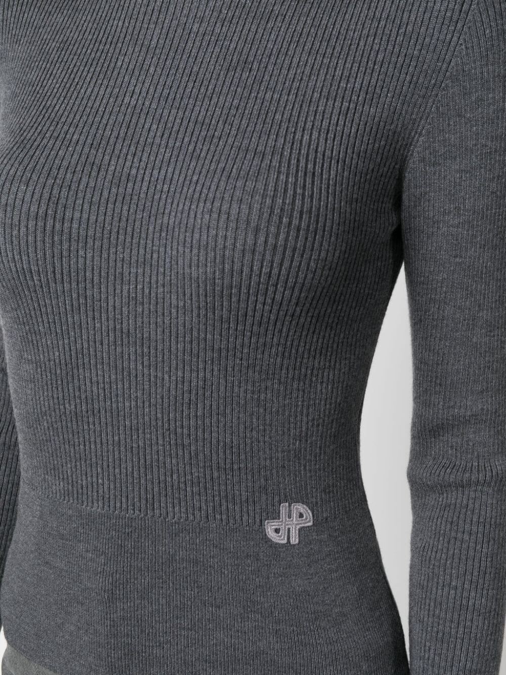 merino-blend mock-neck jumper - 5