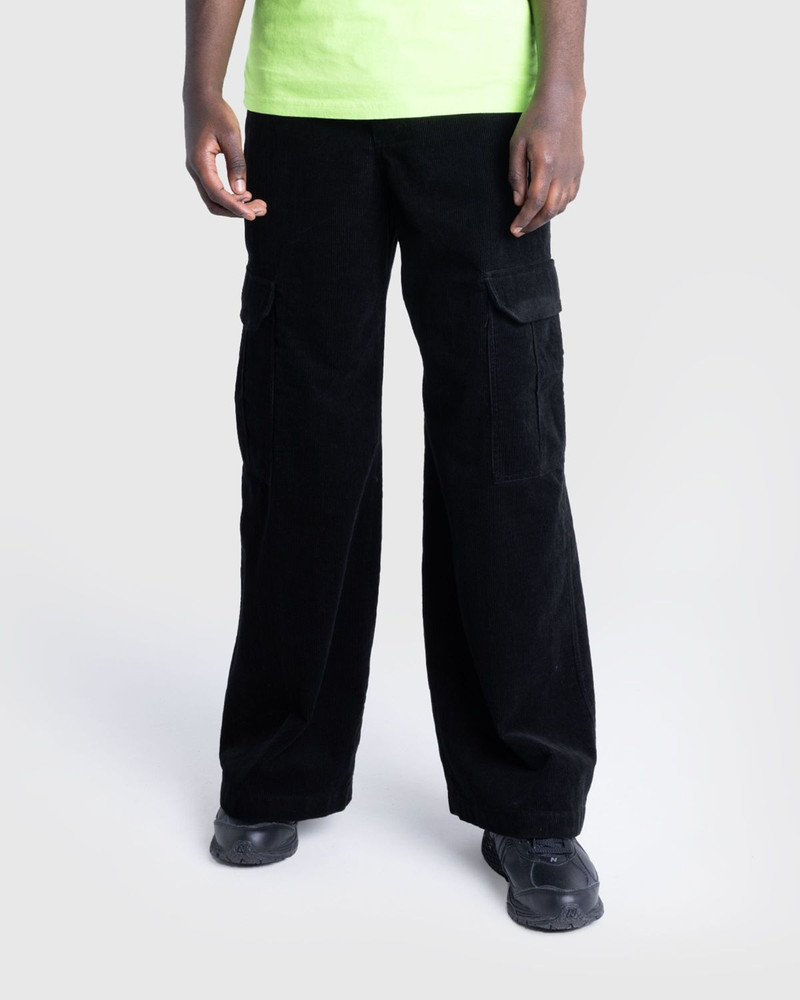 Acne Studios Acne Studios – Corduroy Cargo Trousers Black outlook