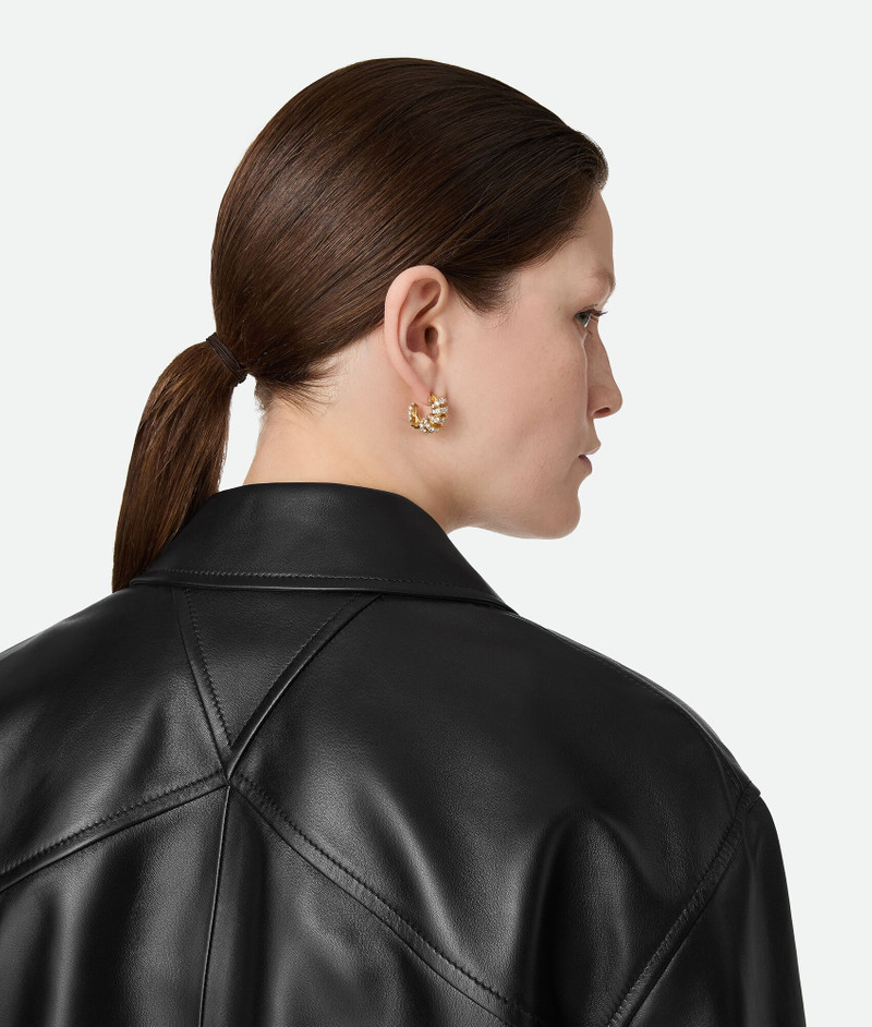 Bottega Veneta Twist Hoop Earrings outlook