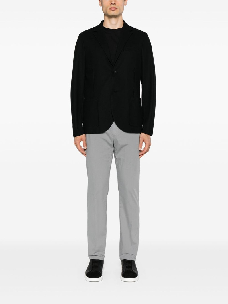 Harris Wharf London notched-lapels single-breasted blazer outlook