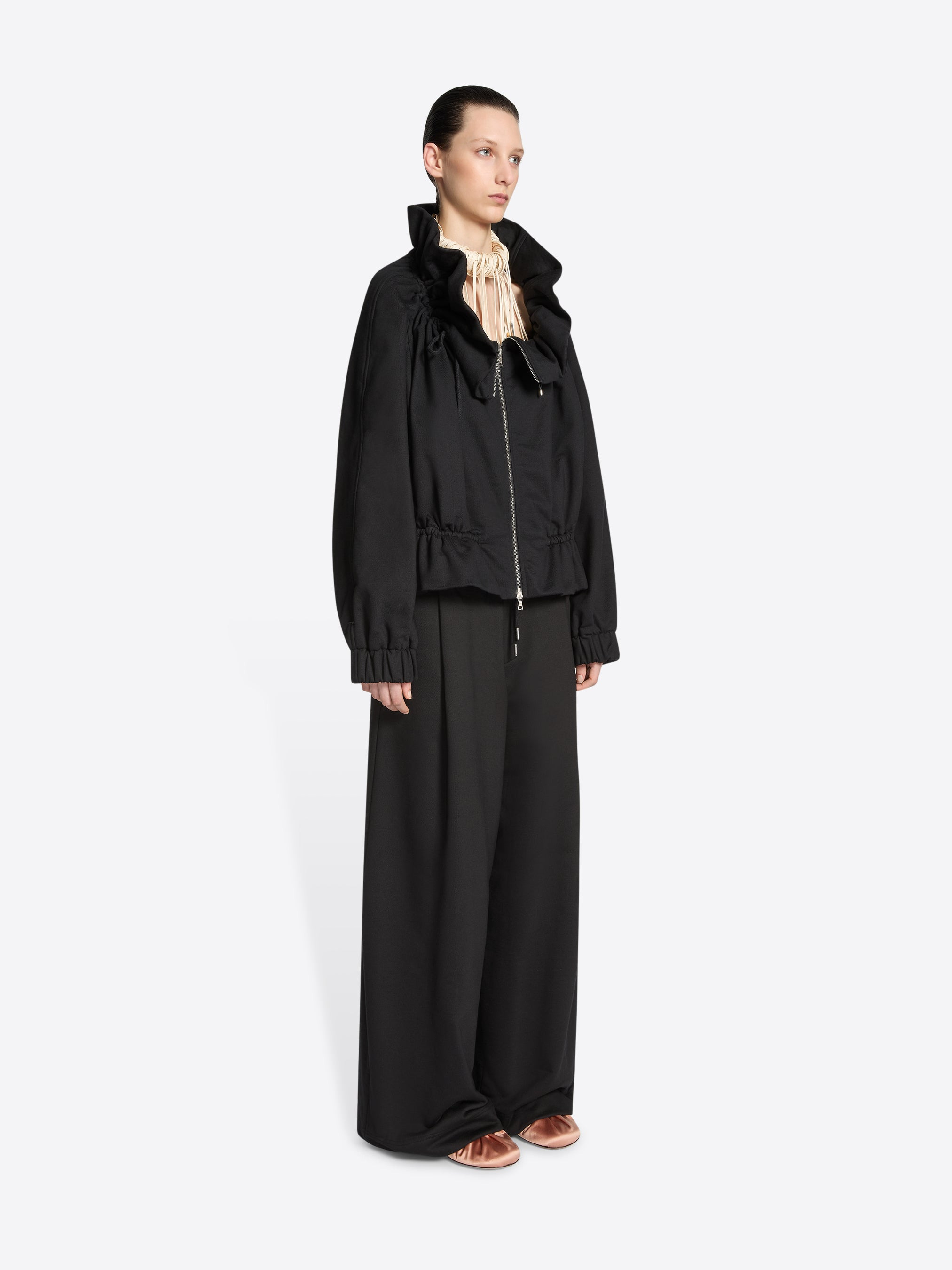 COCOON JERSEY BLOUSON - 3