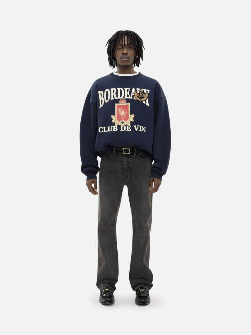 Rhude BORDEAUX CREWNECK outlook