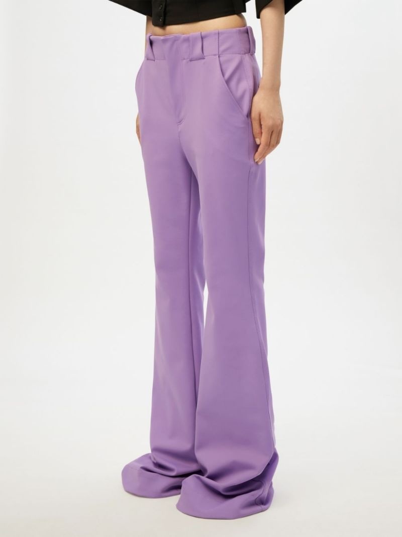 tailored flared trousers - 4