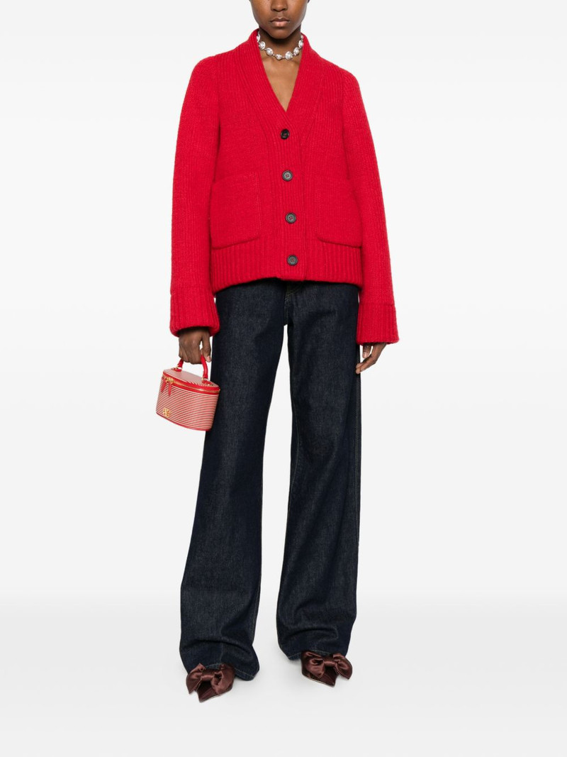 N°21 button-up flap-pocket cardigan outlook