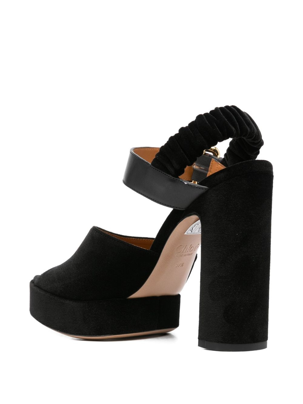 95mm Aria buckle-fastening platform sandals - 3