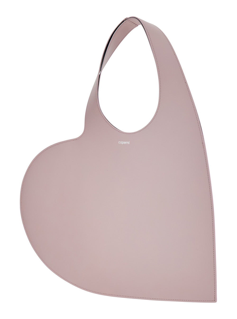 Coperni Women 'Heart' Pink Shoulder Bag With Logo Print In Leather Woman - 2