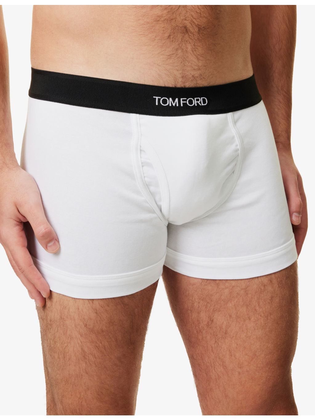 Logo-embroidered cotton-blend jersey boxers - 4