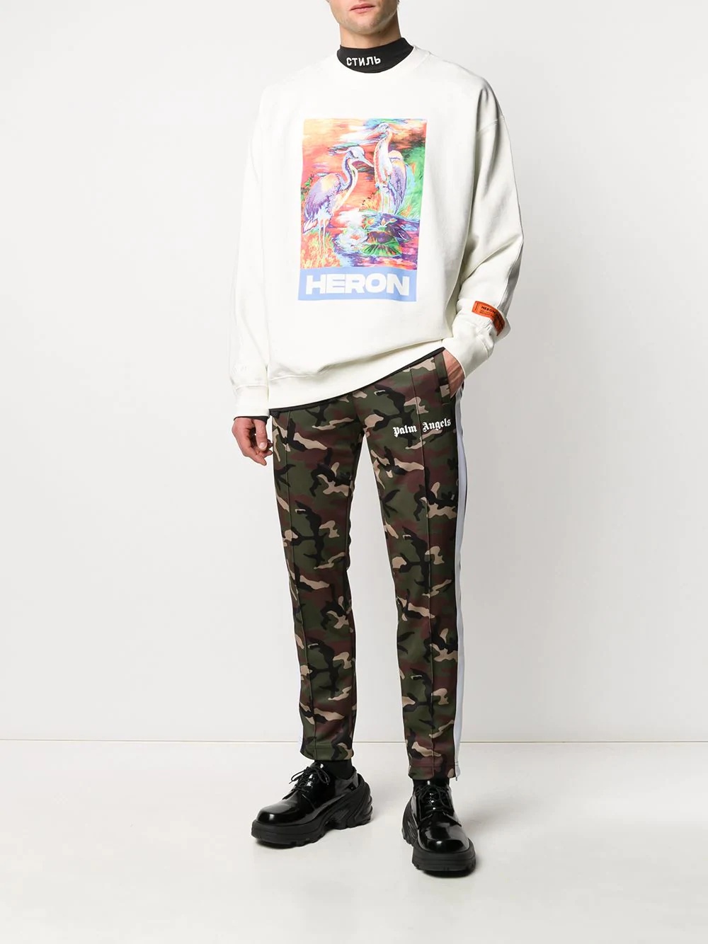 Heron print sweatshirt - 2