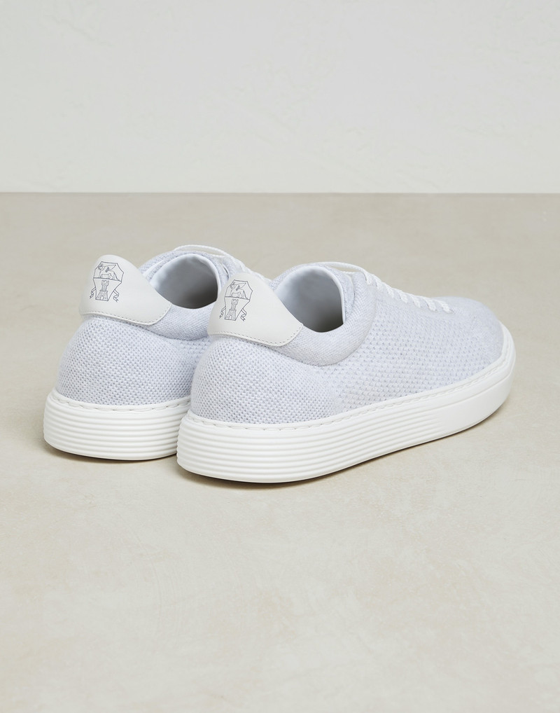 Techno cotton knit sneakers 3