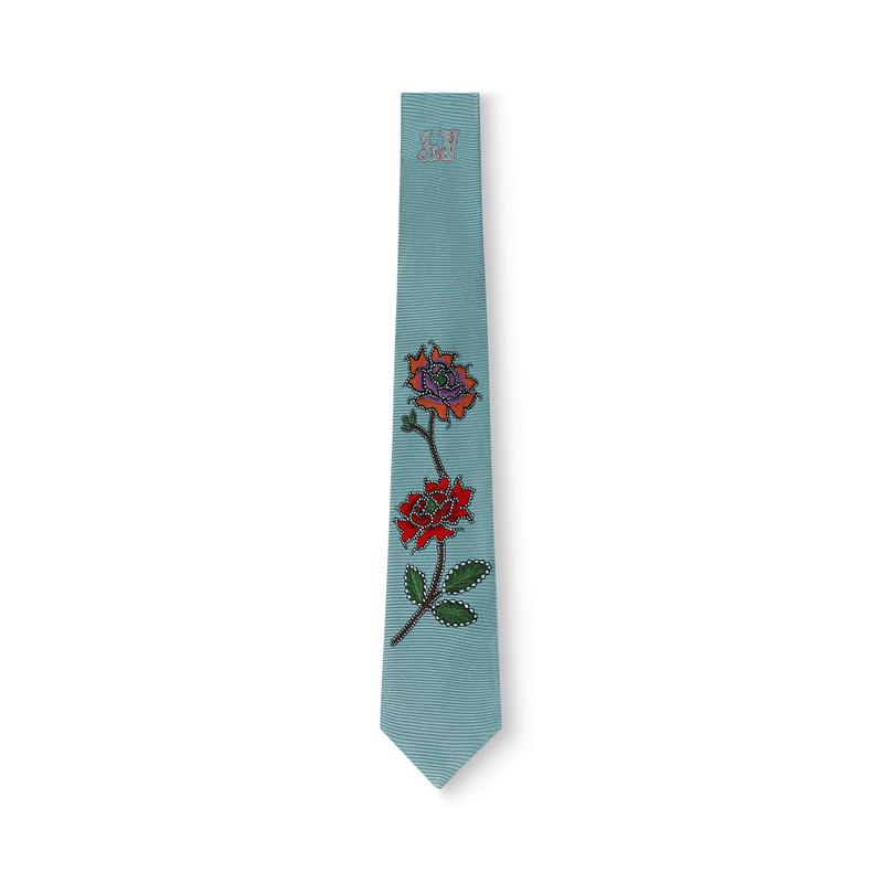 LV Flowers Tie 1