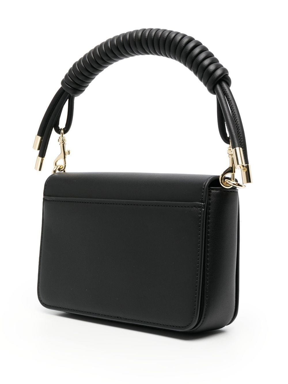 faux leather shoulder bag - 4