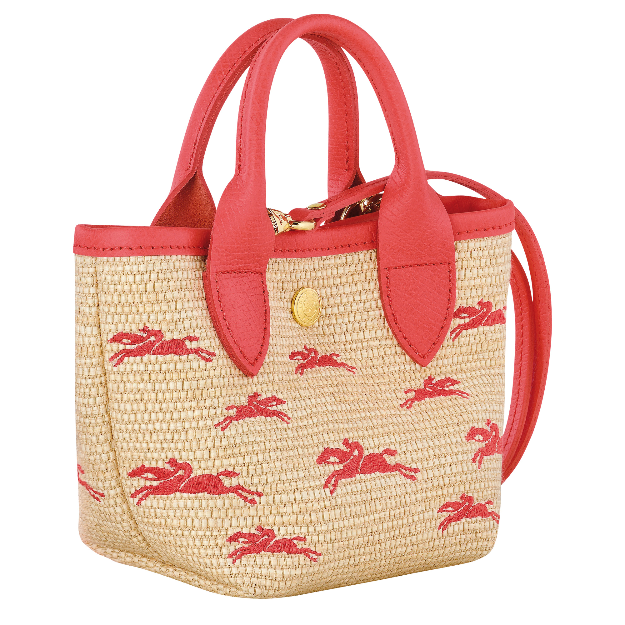 Le Panier Pliage XS Basket Strawberry - Canvas - 3