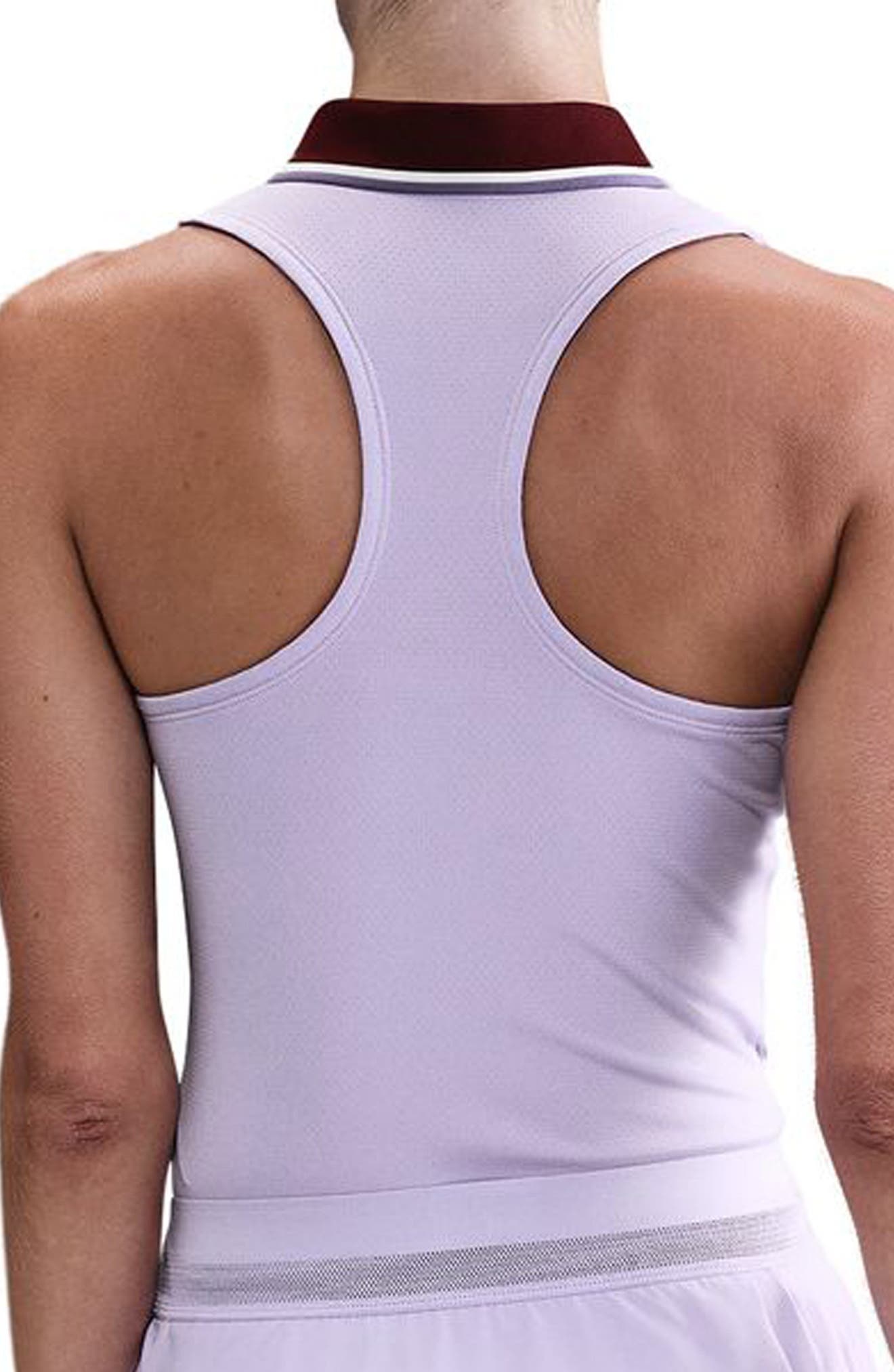 Nike Dri-FIT Court Slam Racerback Tank in Hydrangeas/Dark Team Red at Nordstrom - 2
