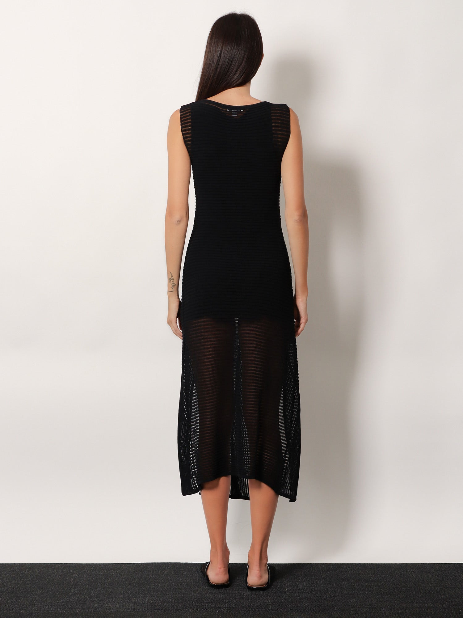 Alaia Ladder Cotton Blend Dress - 3
