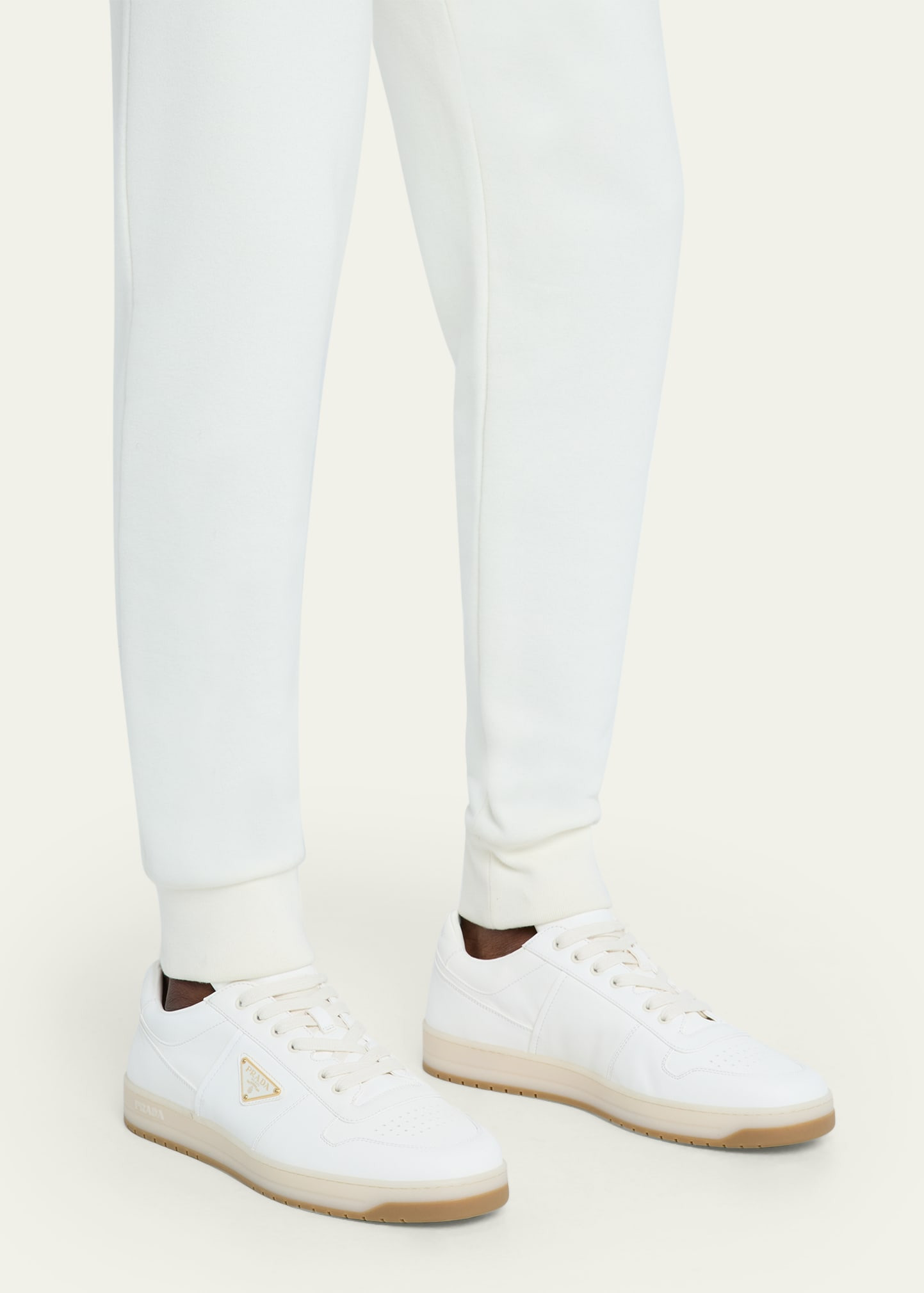 Men's Downtown Napa Leather Low-Top Sneakers - 2