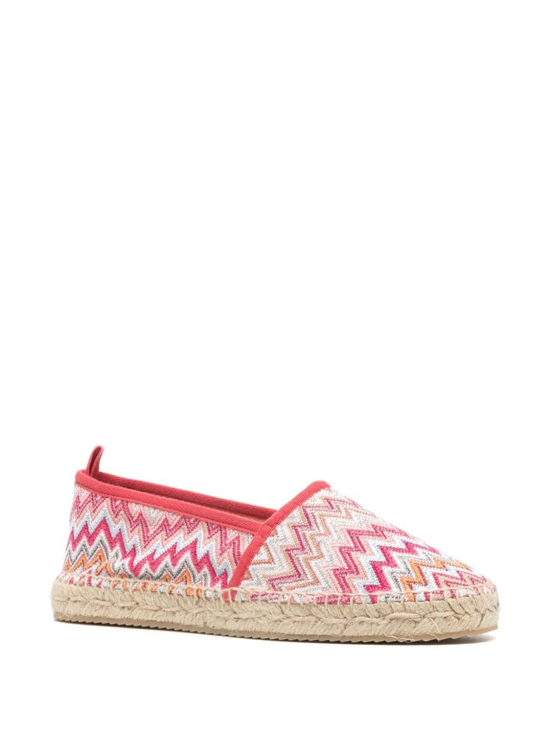 Missoni Elle zigzag-woven espadrilles outlook