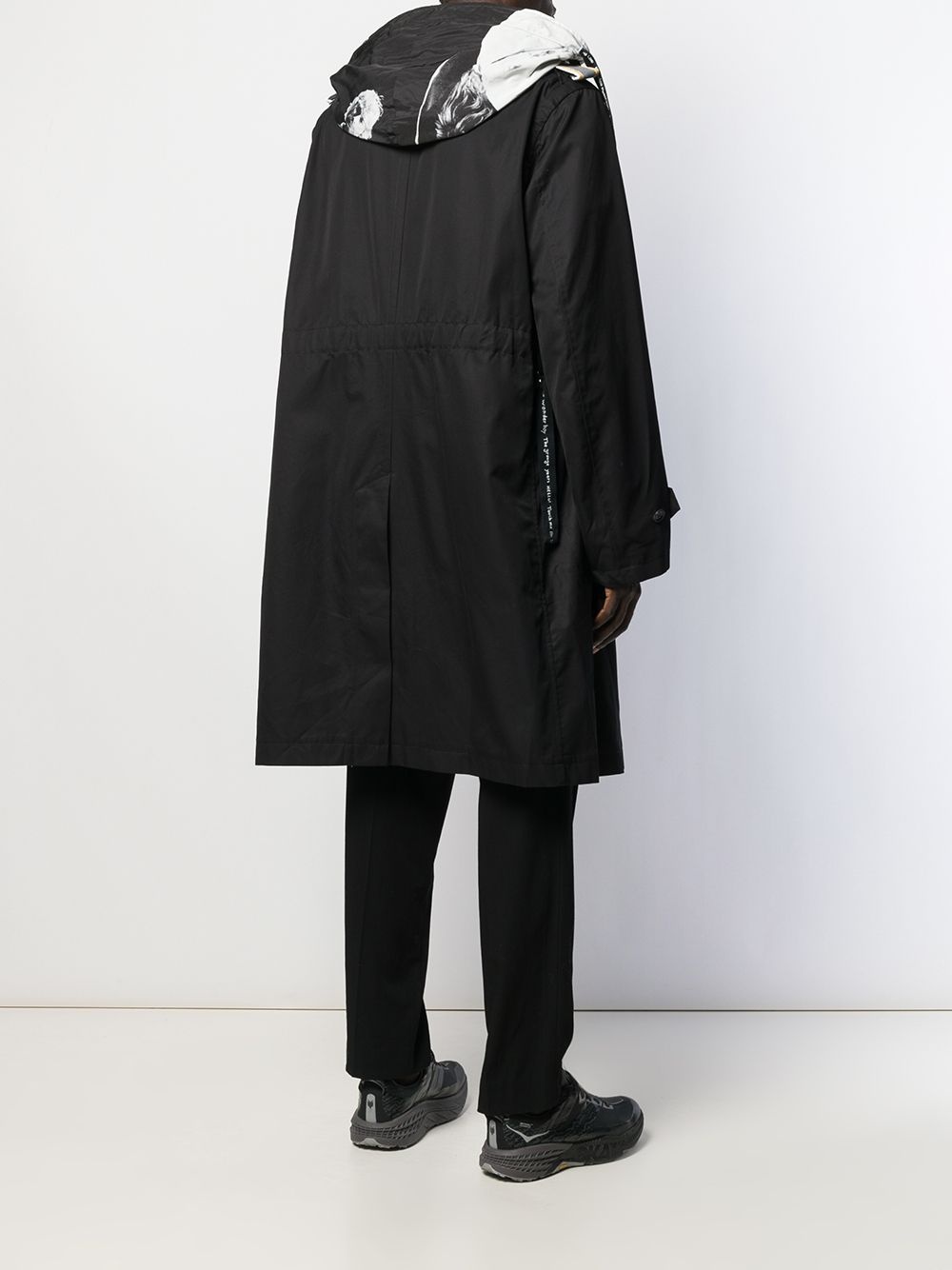 HOODED TRENCH COAT - 4