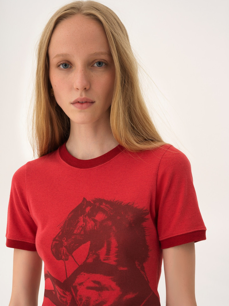 BABY FIT LOGO T-SHIRT IN CHINÉ JERSEY 2